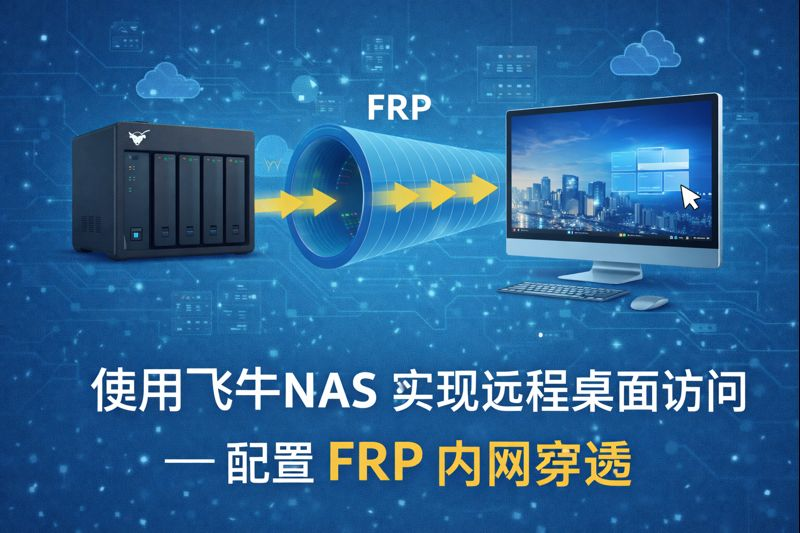 使用飞牛NAS 实现远程桌面访问——配置 FRP 内网穿透