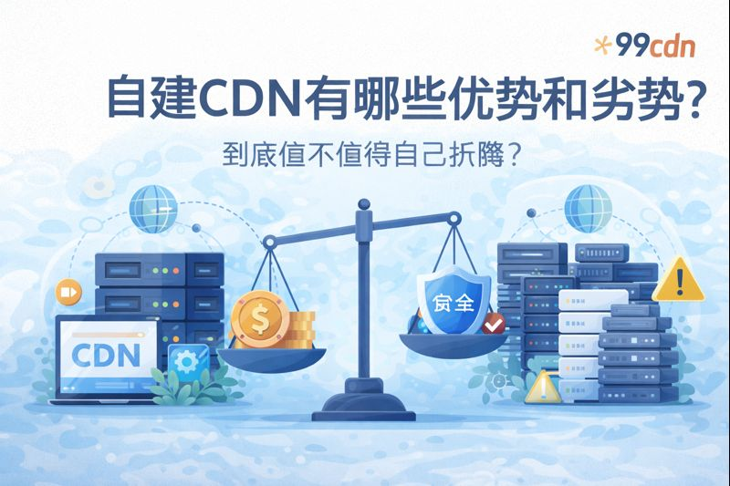 自建 CDN 有哪些优势和劣势？到底值不值得自己折腾？