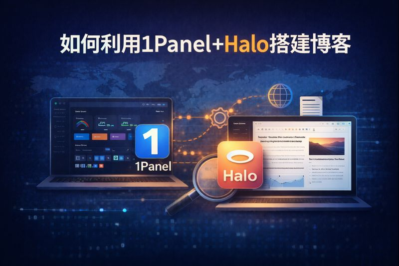 如何利用1Panel面板+Halo搭建博客（超详细图文版）